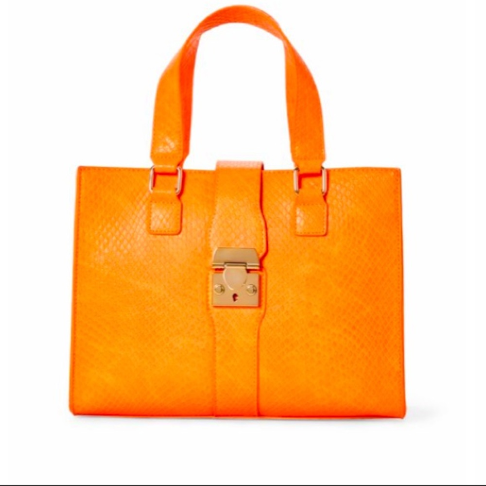 Orange handbag
